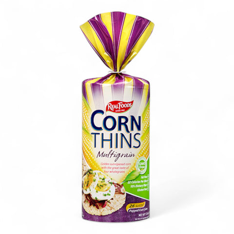 Real Foods Corn Thins Multigrain Crispbread Slices 150g