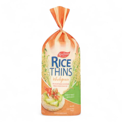 Real Rice Thins Wholegrains 150g