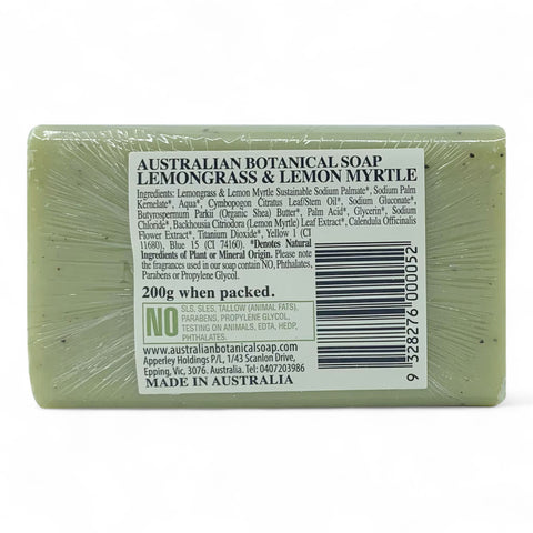 Australian Botanical Soap Lemon Grass 200g