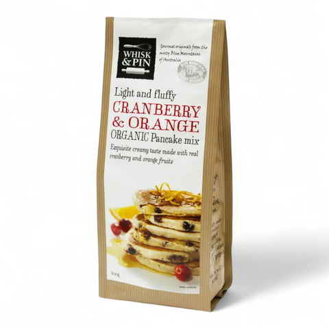 Whisk & Pin Cranberry & Orange Organic Pancake Mix 400g
