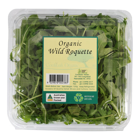 Coolibah Organic Salad Wild Roquette 120g