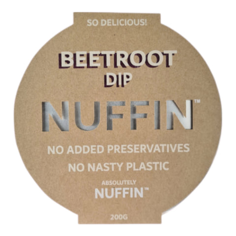 Nuffin - Dips In Paper Tubes - Beetroot Dip 200g