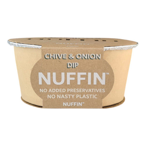 Nuffin - Dips In Paper Tubes - Chive & Onion Dip 200g