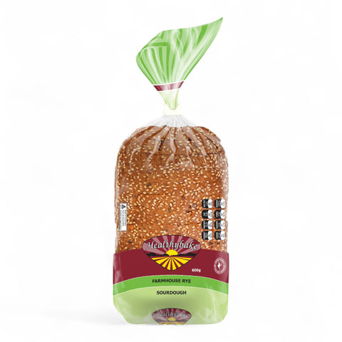 Healthy Bake Farmhouse Rye Sourdough 600g