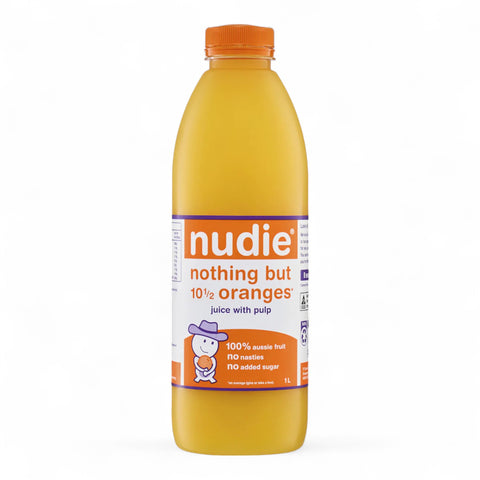 Nudie Nothing But Orange Juice With Pulp 1L