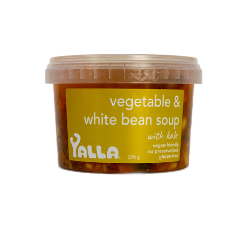 Yalla Vegetable & White Bean Soup With Kale 570g