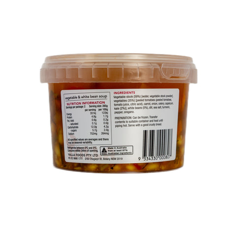Yalla Vegetable & White Bean Soup With Kale 570g