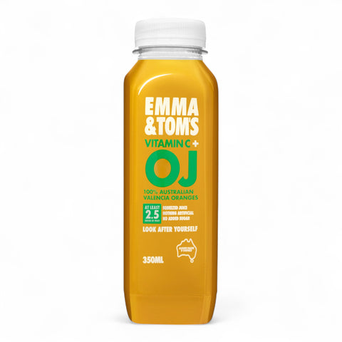 Emma & Tom's Straight OJ (Orange Juice) 350mL
