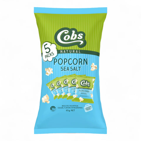 Cobs Natural Popcorn Sea Salt Multipack 5 Pack
