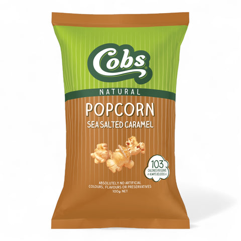 Cobs Natural Popcorn Sea Salted Caramel 100g