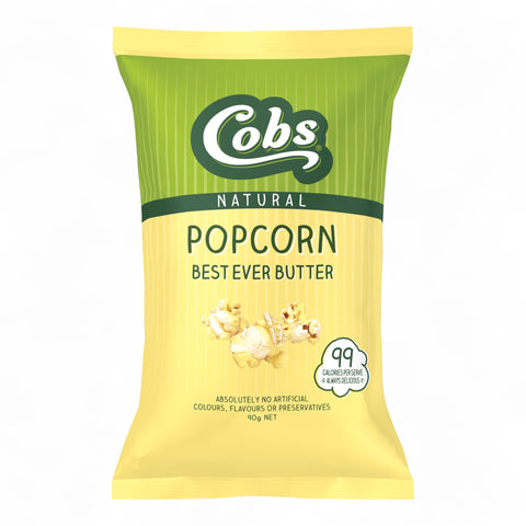 Cobs Natural Popcorn Best Ever Butter 90g