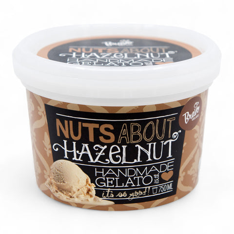 Nuts About Hazelnut Handmade Gelato 750mL