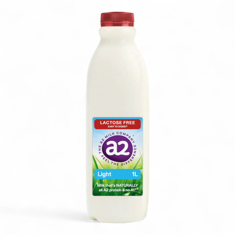 A2 Milk Light Lactose Free 1L