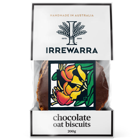 Irrewarra Chocolate Oat Biscuits 200g