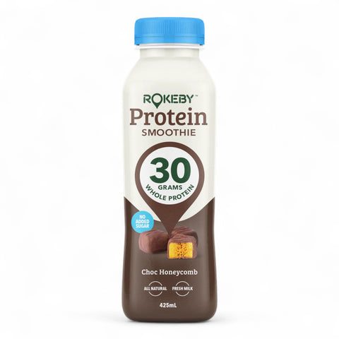 Rokeby Farms Protein Smoothie Choc Honeycomb 425mL