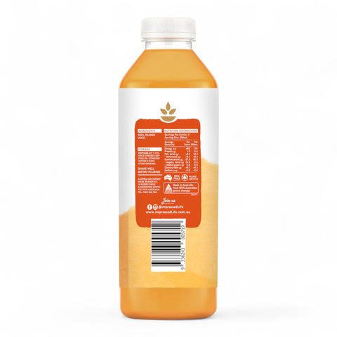 Impressed Pressed Juice Orange With Pulp 1L