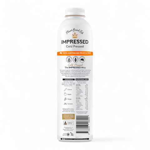 Impressed Cold Pressed Ginger Ninja Juice 1L