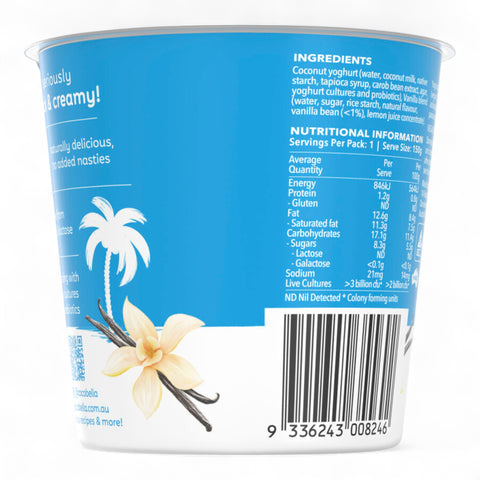 Cocobella Vanilla Coconut Yoghurt 150G