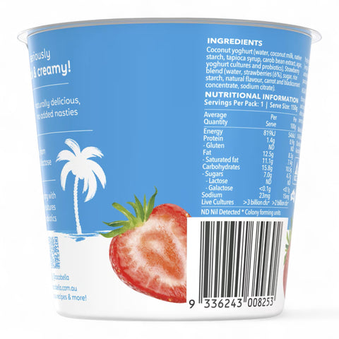 Cocobella Strawberry Coconut Yoghurt 150g