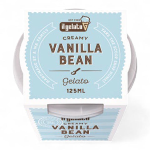 il Gelato Creamy Vanilla Bean 125mL