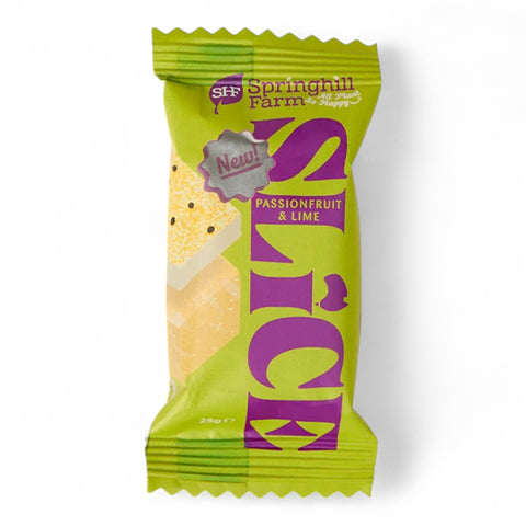 Springhill Farm Slice Passionfruit and Lime Slice 25g