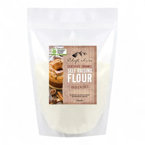 Chef's Choice Organic Plain Flour Unbleached 500g