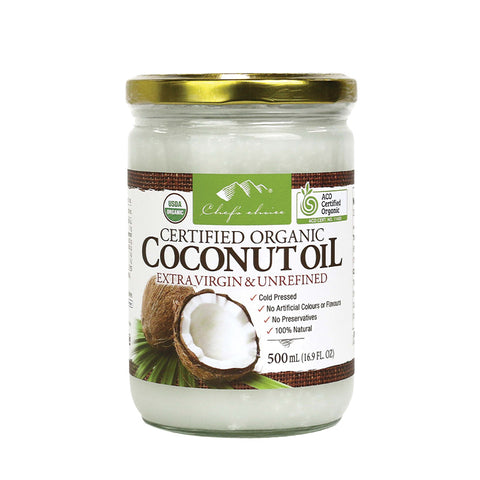 Chef's Choice Organic Extra-Vergin and Unrefined Coconut Oil