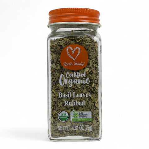 Lovin' Body Organic Basil Leaves Rubbed 23g