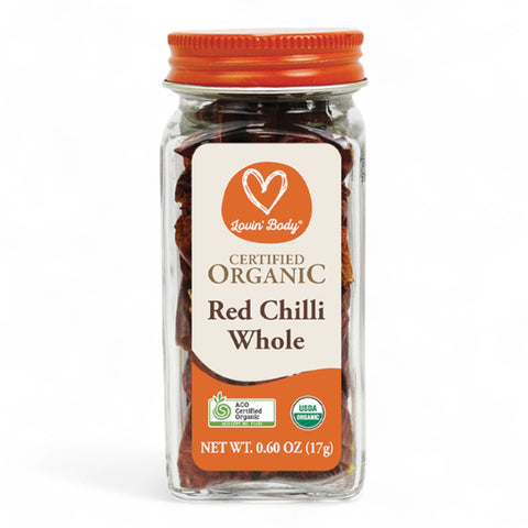 Lovin' Body Organic Dried Chilli Whole 17g