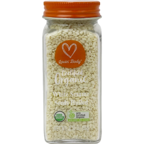 Lovin' Body Organic White Sesame Seeds Hulled 65g