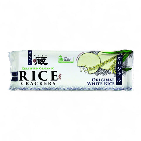 Kura Organic Original White Rice Cracker 100g