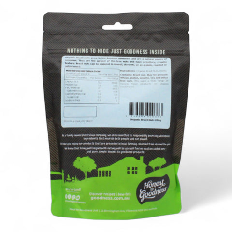 Honest to Goodness Organic Brazil Nuts 200g
