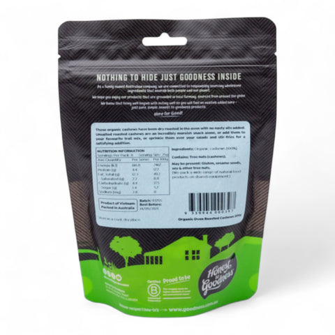 Honest to Goodness Cashew Oven Roasted 200g