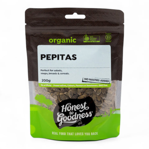 Honest to Goodness Organic Raw Pepitas 200g