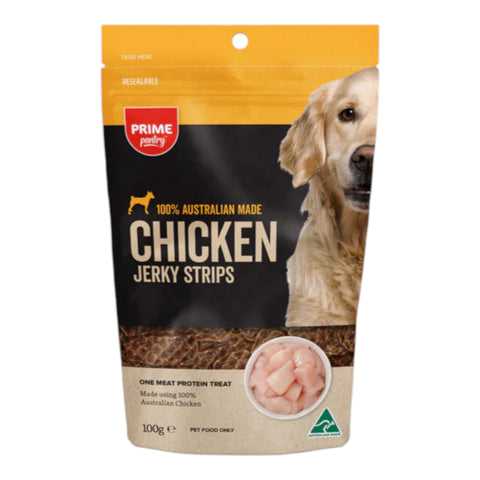 Prime Pantry Chicken Jerky Dog Treat 100g