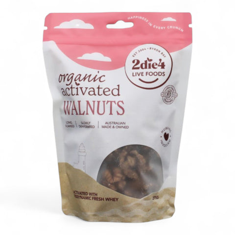 2Die4 Activated Organic Vegan Walnuts 300g