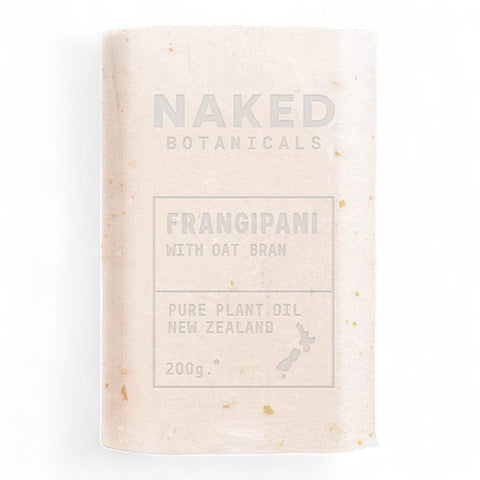 Naked Botanical Frangipani Oat Bran Soap 200g