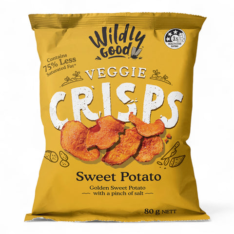 Wildly Crisps Sweet Potato 80g