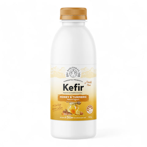 Babushka's Probiotic Kefir Honey & Turmeric Natural Yoghurt 750g