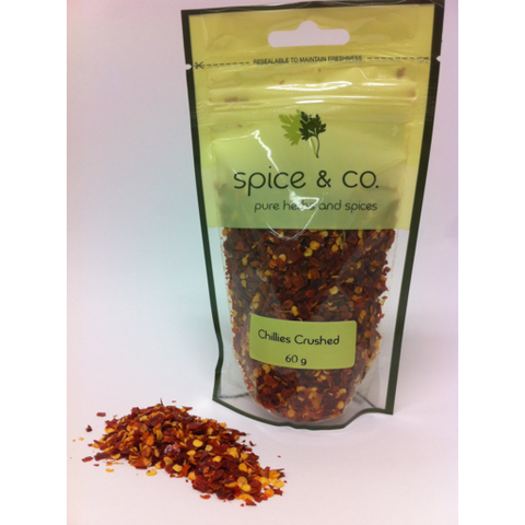 Spice & Co Chillies Crushed 60g