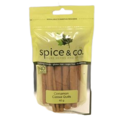 Spice & Co Cinnamon Cassia Quill 40g