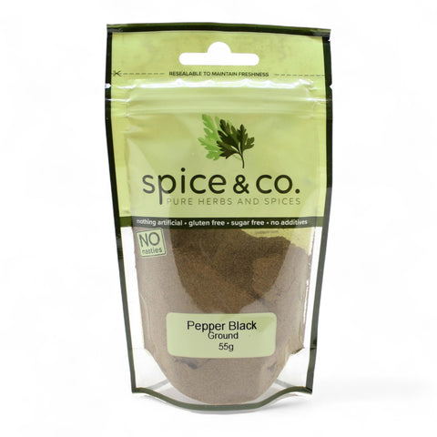 Spice & Co Pepper Black Ground 55g