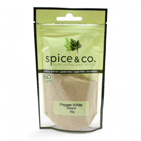 Spice & Co Pepper White Ground 55g