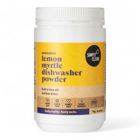 Simply Clean Lemon Myrtle Dishwashing Powder 1kg