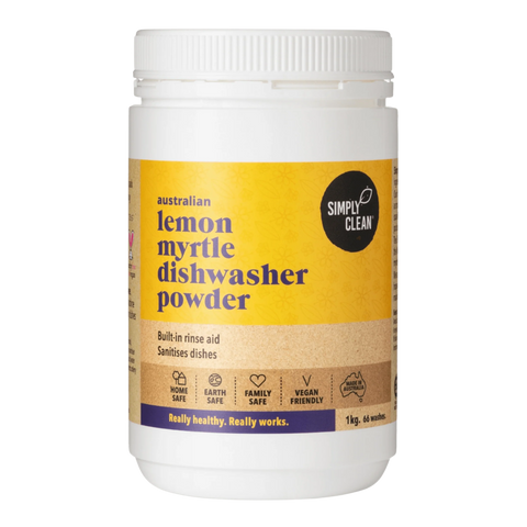 Simply Clean Lemon Myrtle Dishwashing Powder 1kg