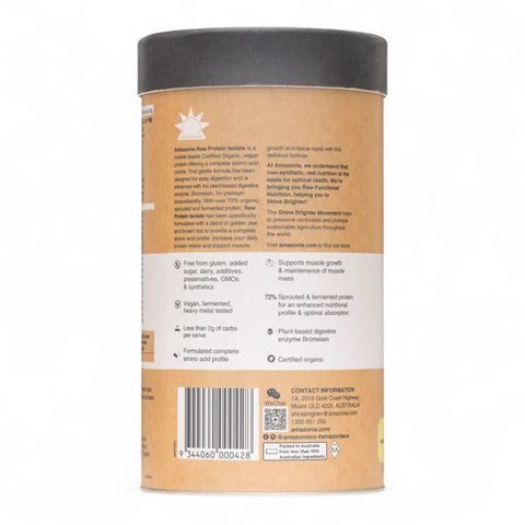 Raw Protein Isolate Vanilla 500g