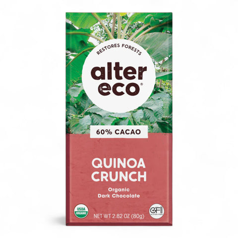 Alter Eco Chocolate Dark Quinoa 80g