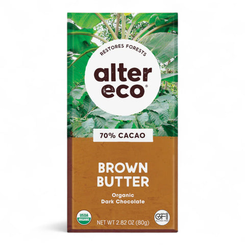 Alter Eco Brown Butter Dark Chocolate 80g