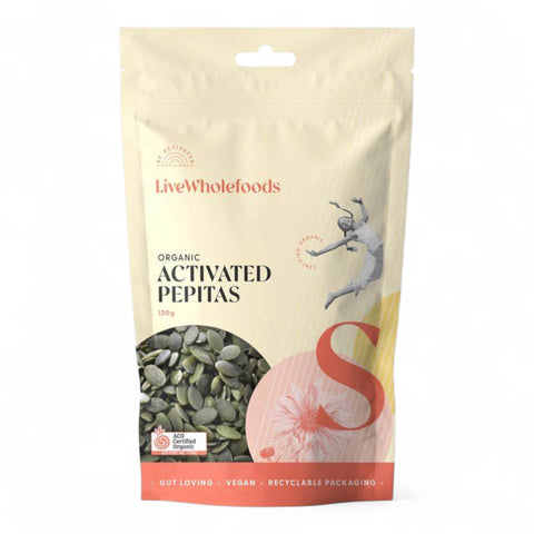 Live Wholefoods Organic Pepitas 120g