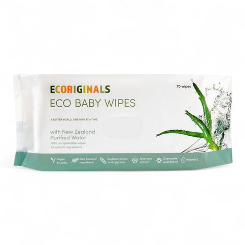 Eco Nz Water Wipes 70 Pk